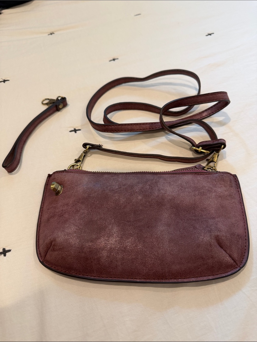 Joy Susan Crossbody Wristlet Clutch